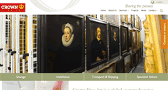 Desktop Screenshot of crownfineart.com